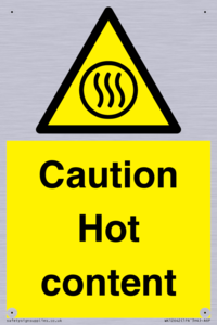 Caution Hot content